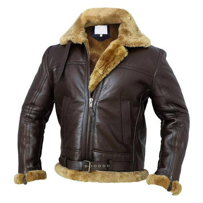 Herren-Winterbomberjacke mit wärmendem Futter und Kragen