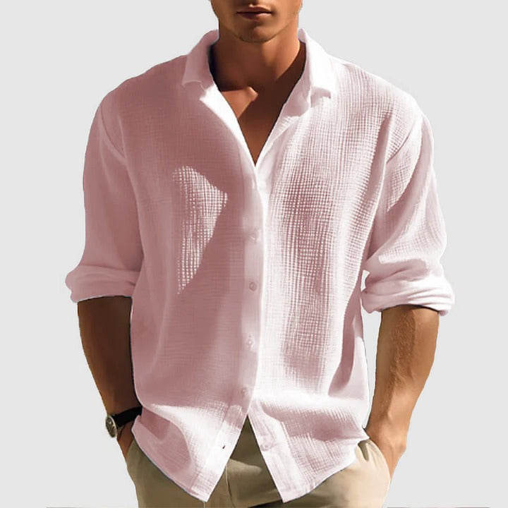 Men's Casual Button-Down Shirt for Everyday Wear