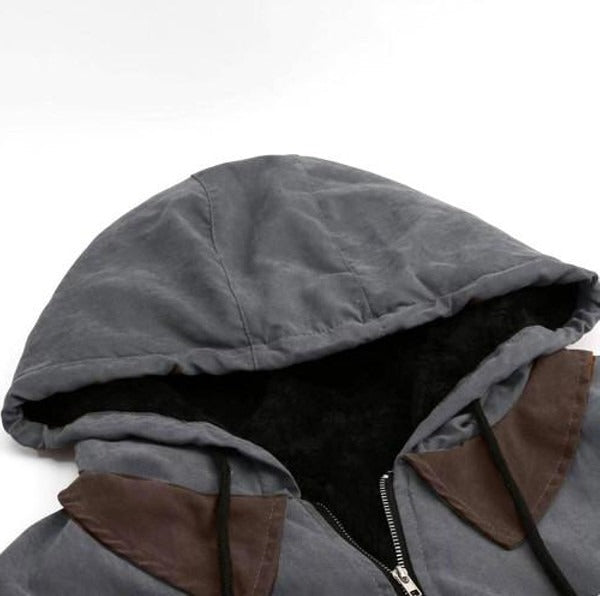 Men's Warm Hooded Winter Jacket
