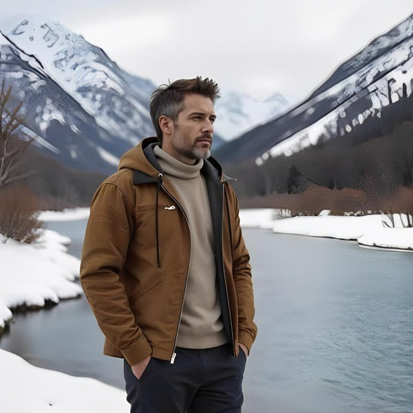 Men's Warm Hooded Winter Jacket