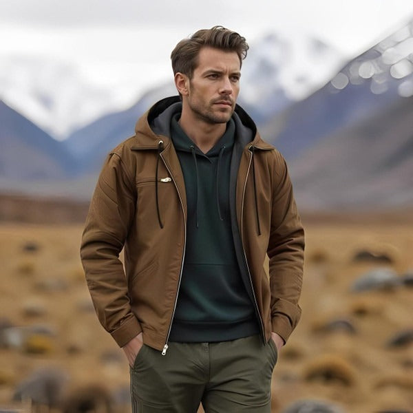 Men's Warm Hooded Winter Jacket