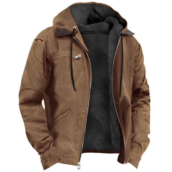 Men's Warm Hooded Winter Jacket
