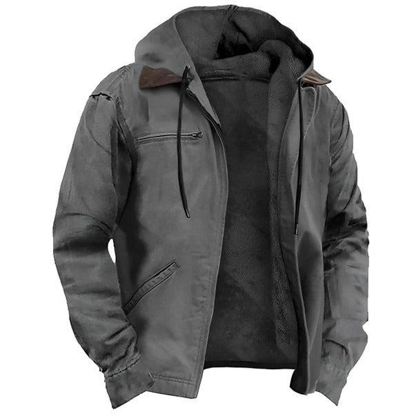 Men's Warm Hooded Winter Jacket