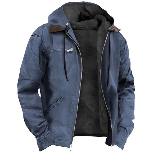 Men's Warm Hooded Winter Jacket