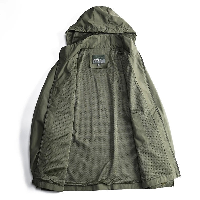 Men's Waterproof Tactical Jacket for Outdoor Activities