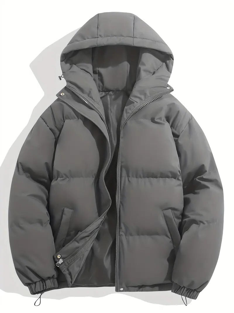 Men's Hooded Winter Jacket for Cold Weather Protection