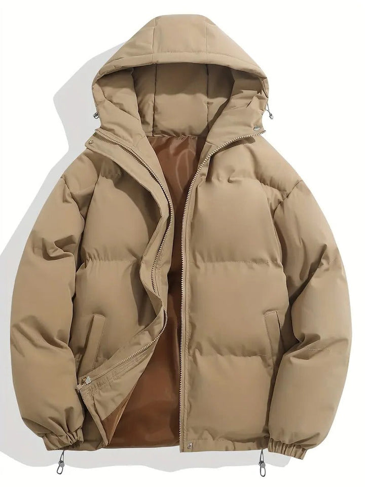 Men's Hooded Winter Jacket for Cold Weather Protection
