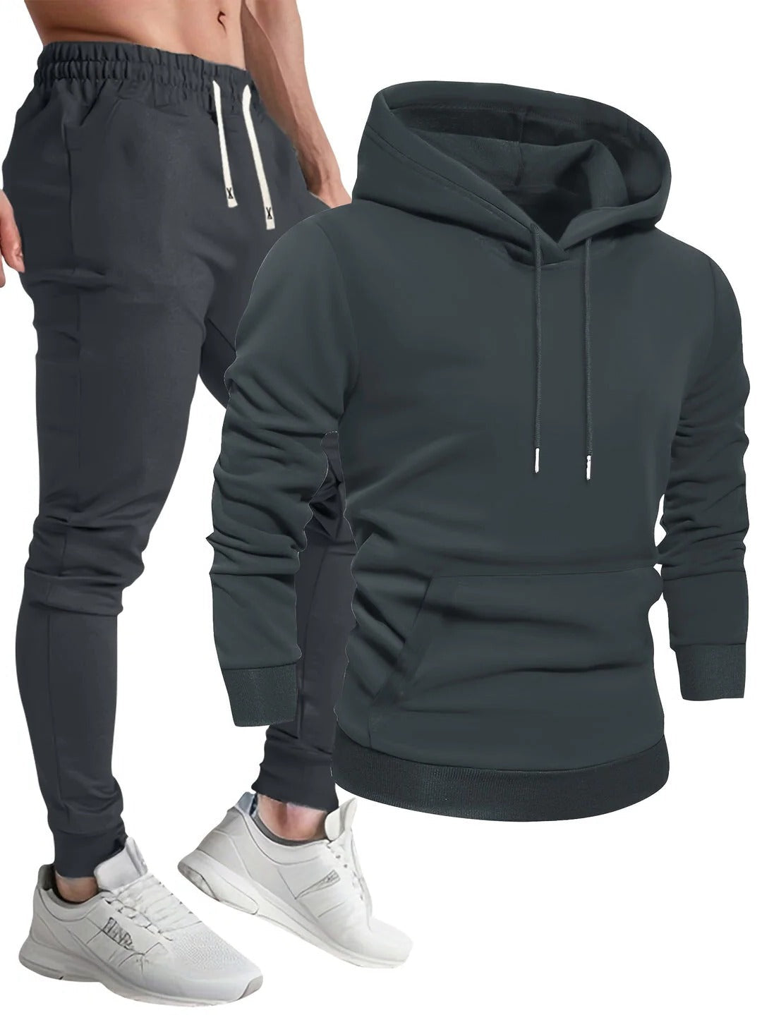 Men's Athletic Hoodie and Jogger Set