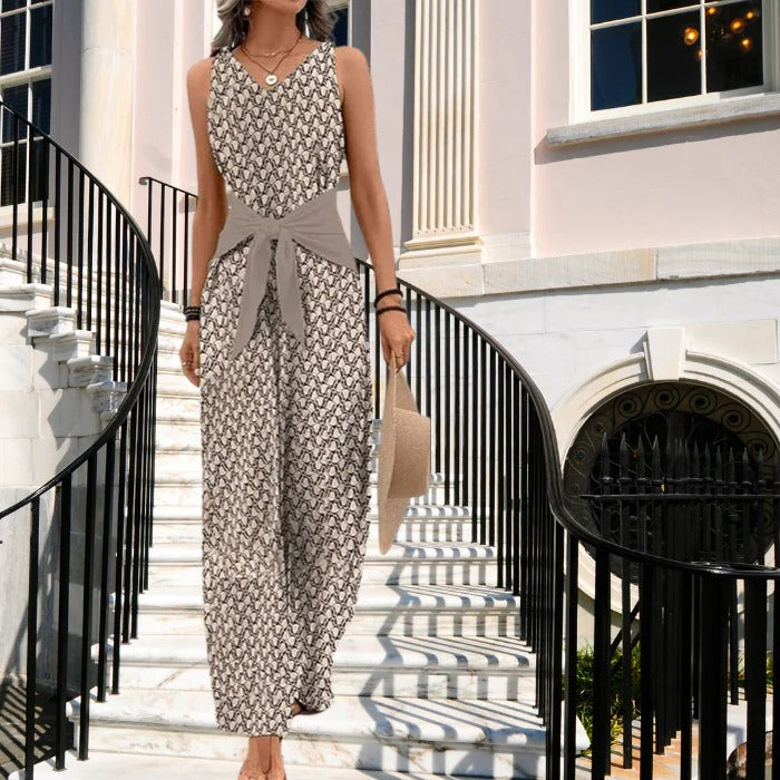 Women's Sleeveless Summer Jumpsuit for Effortless Style