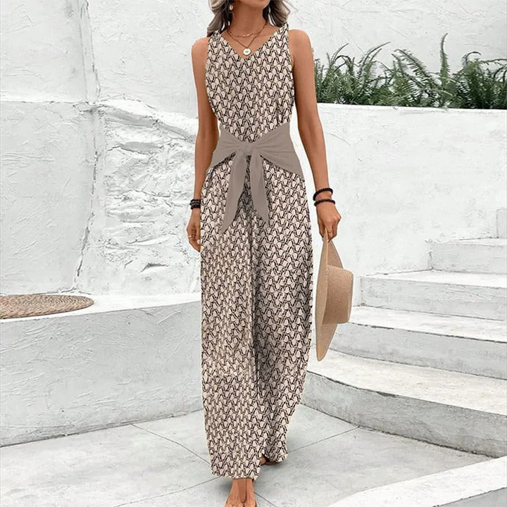 Women's Sleeveless Summer Jumpsuit for Effortless Style