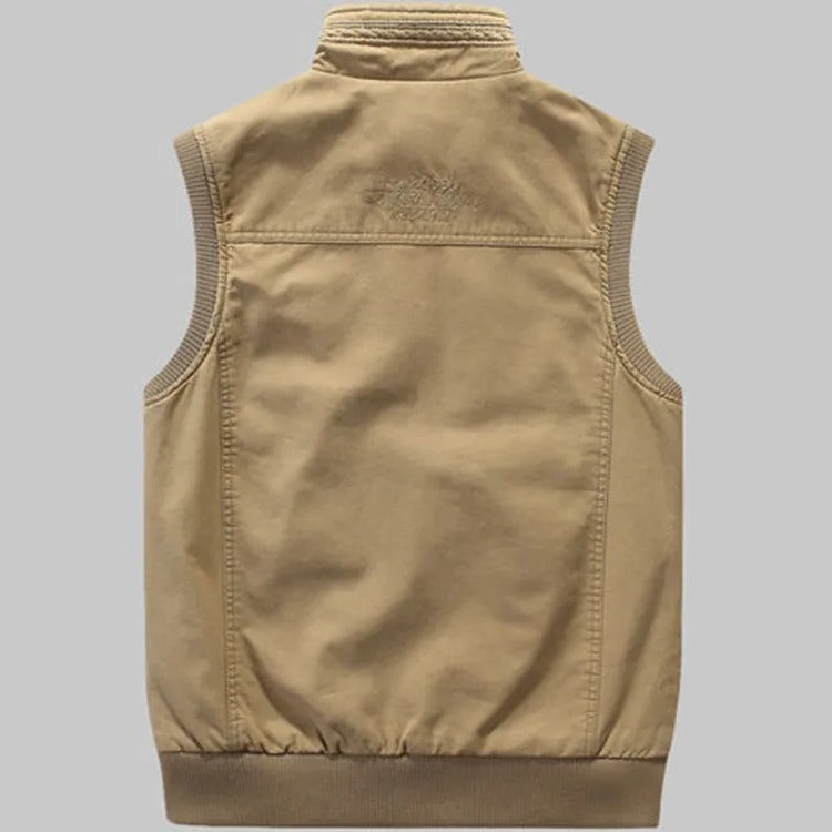 Men's Classic Multi-Pocket Vintage Vest