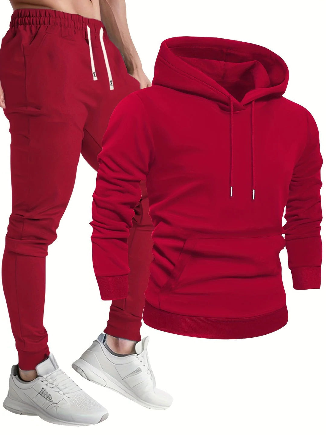 Men's Athletic Hoodie and Jogger Set