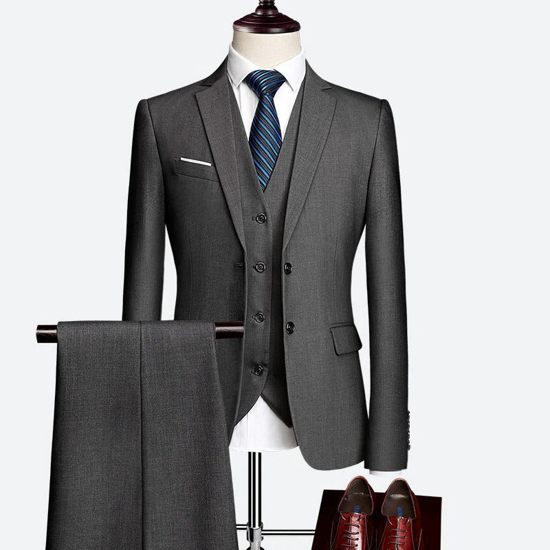 Men's 3-Piece Formal Suit Set for Special Occasions
