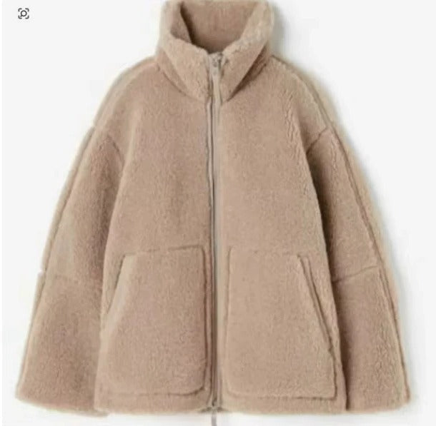 Women's Cozy Lambswool Fleece Jacket