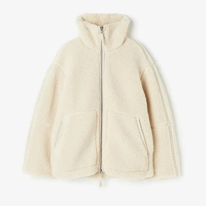 Women's Cozy Lambswool Fleece Jacket