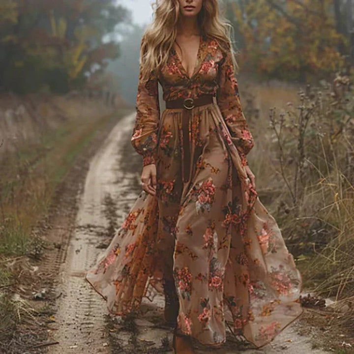 Women’s Elegant Long Flowing Maxi Dress