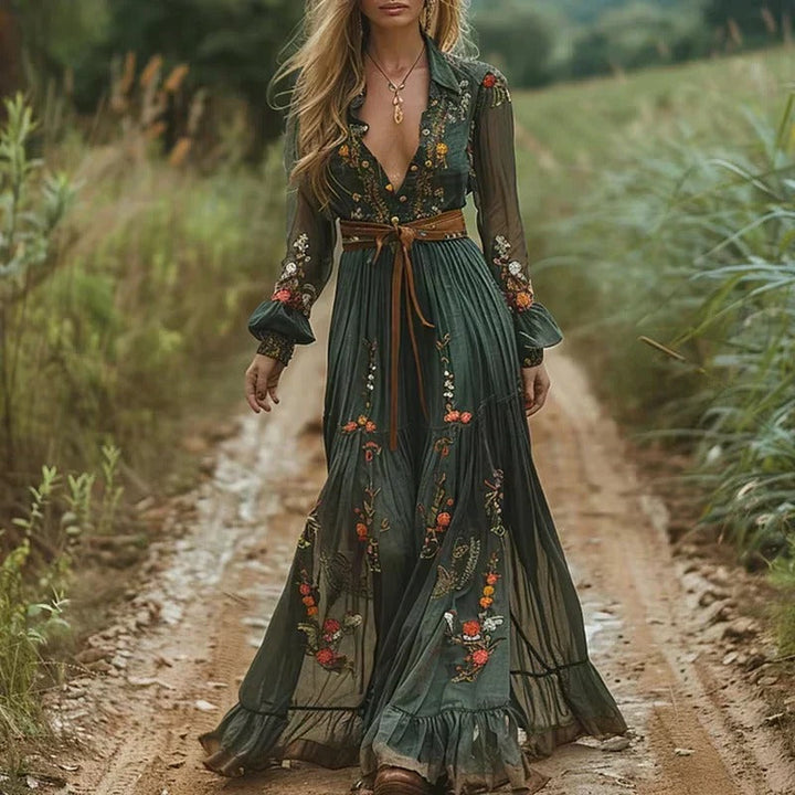 Women’s Elegant Long Flowing Maxi Dress