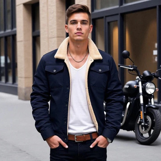 Men's Stylish Bomber Jacket for Casual Wear