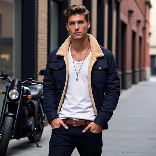Men's Stylish Bomber Jacket for Casual Wear