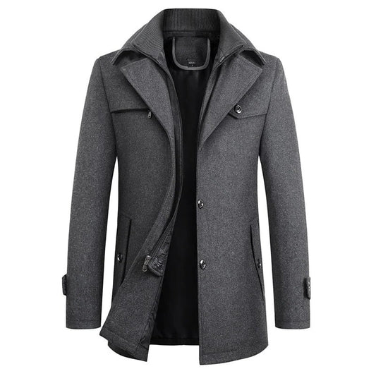 Men's Winter Business Jacket - Weather-Resistant Work Outerwear