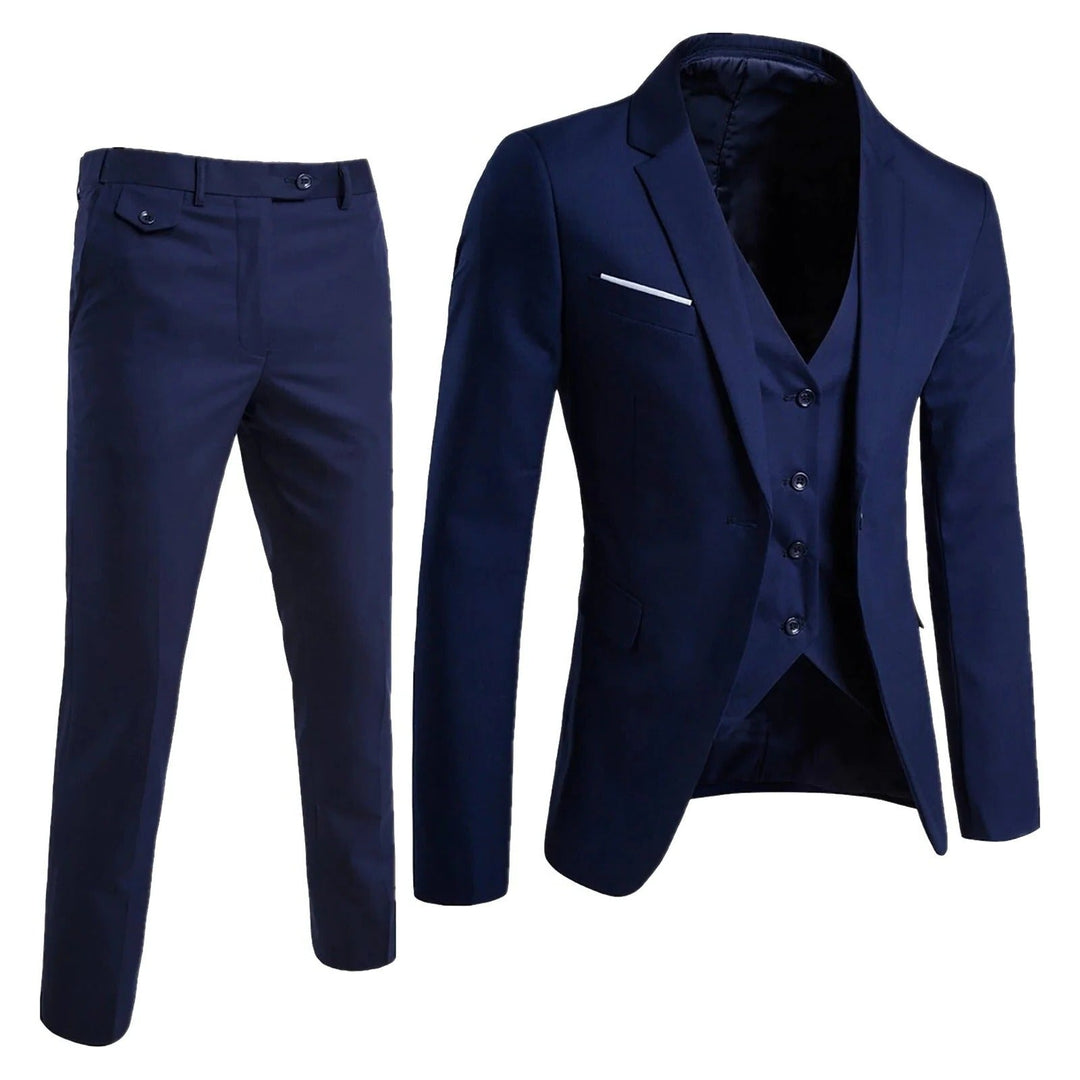 Men's 3-Piece Business Suit Set