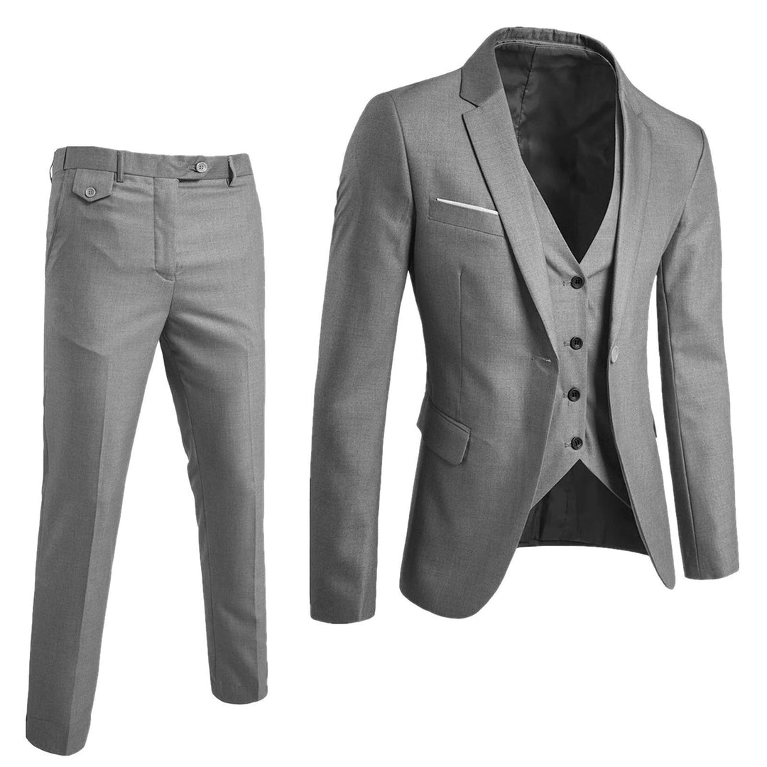 Men's 3-Piece Business Suit Set