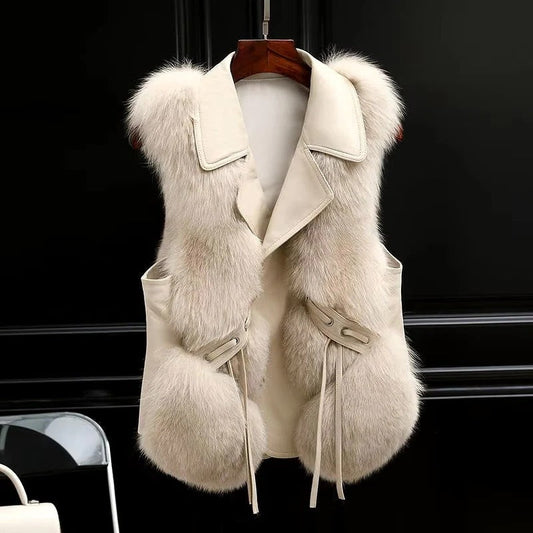 Women's Sleeveless Winter Vest with Lightweight Warm Structure