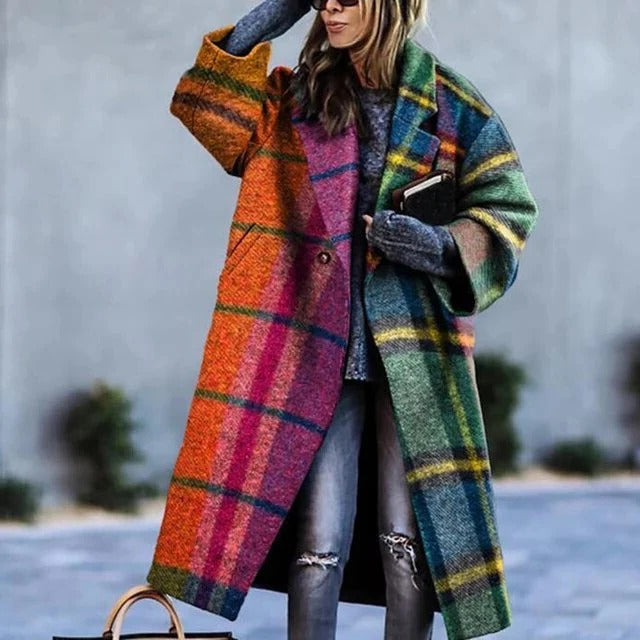 Women's Printed Long Outerwear
