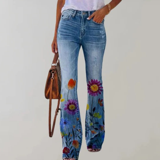 Women's Stylish Flared Trousers for Effortless Elegance
