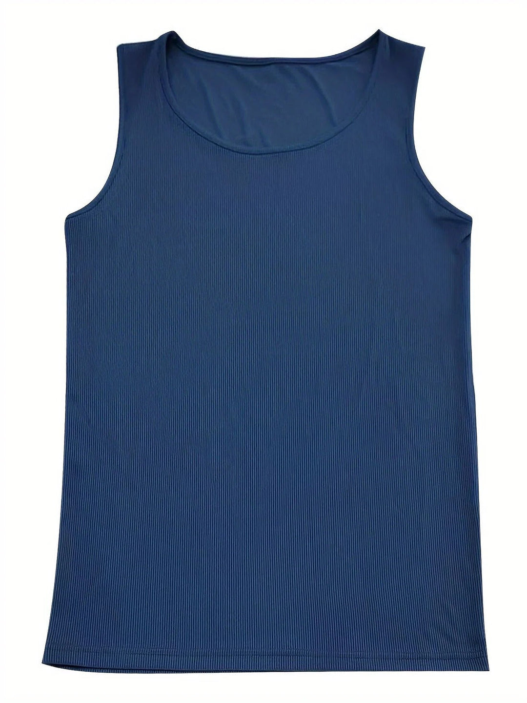 Men's Basic Ribbed Sleeveless Tank Top