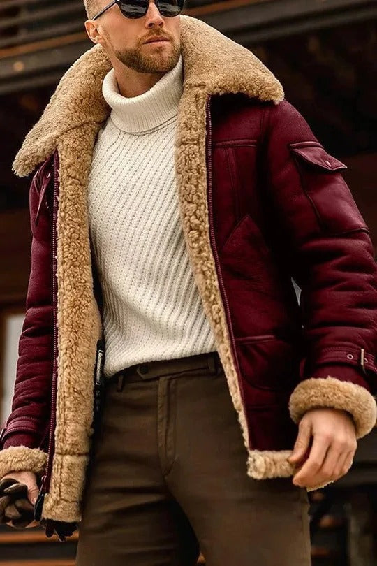 Men's Stylish Camel Color Jacket