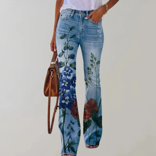 Women's Stylish Flared Trousers for Effortless Elegance
