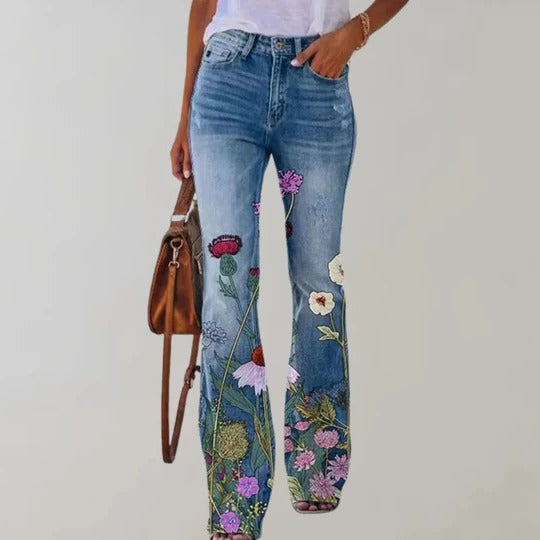 Women's Stylish Flared Trousers for Effortless Elegance