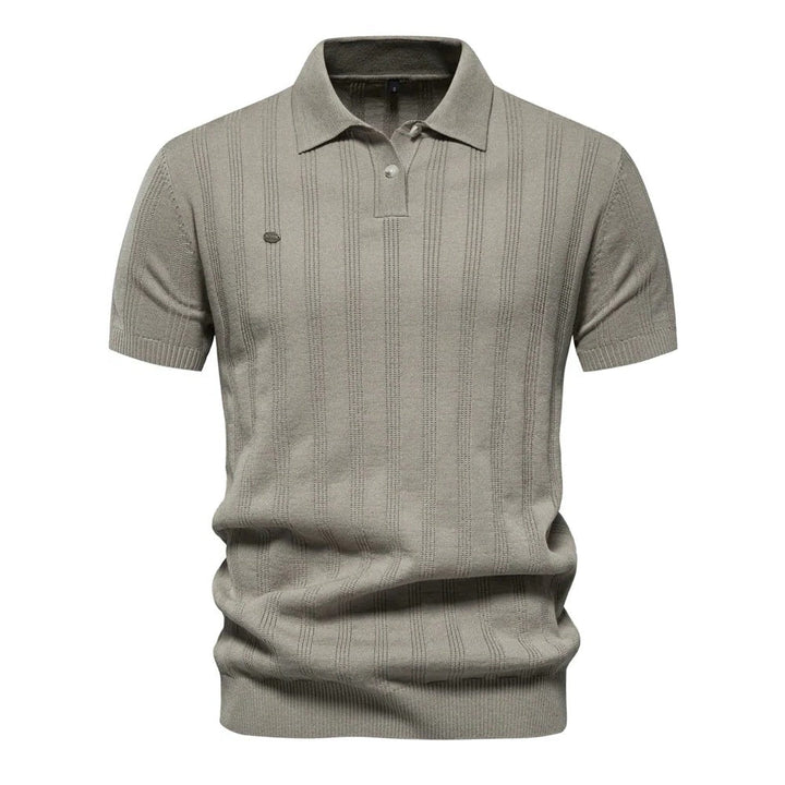 Men's Casual Short-Sleeve Polo Top