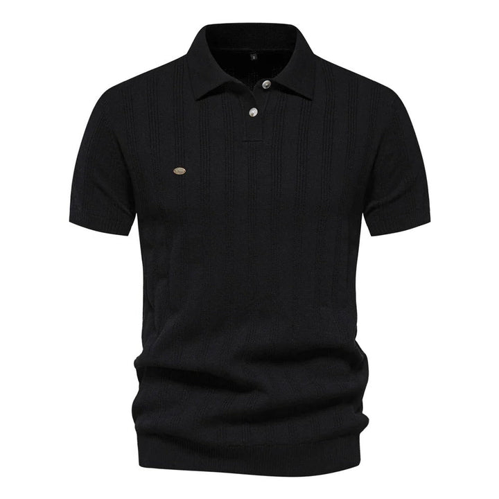 Men's Casual Short-Sleeve Polo Top
