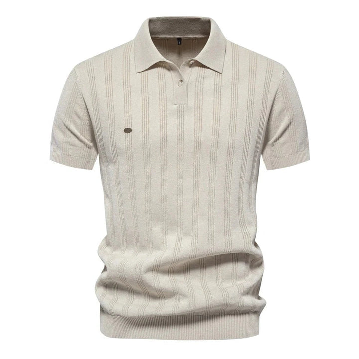 Men's Casual Short-Sleeve Polo Top