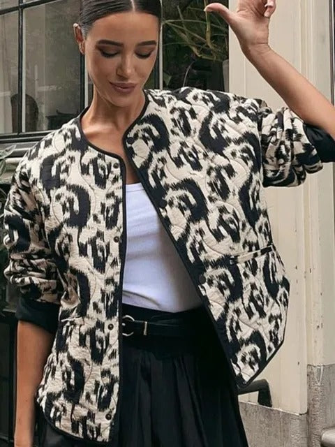 Women's Vintage Floral Print Outerwear