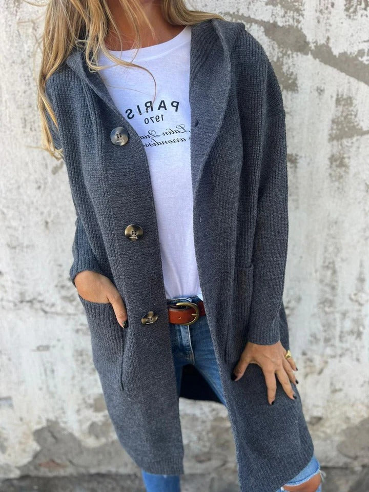 Women's Long Knit Cardigan