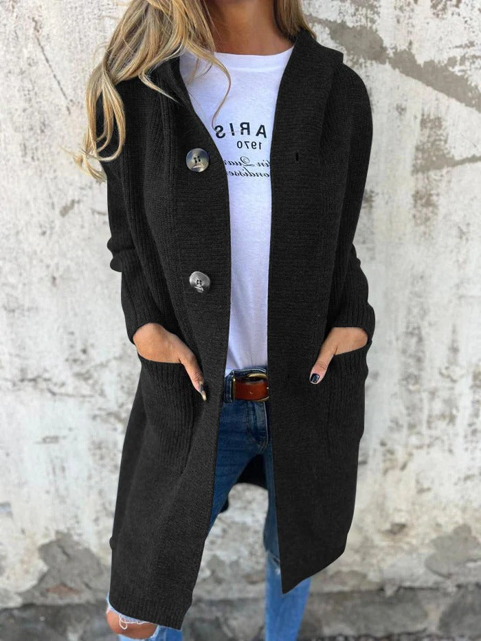 Women's Long Knit Cardigan