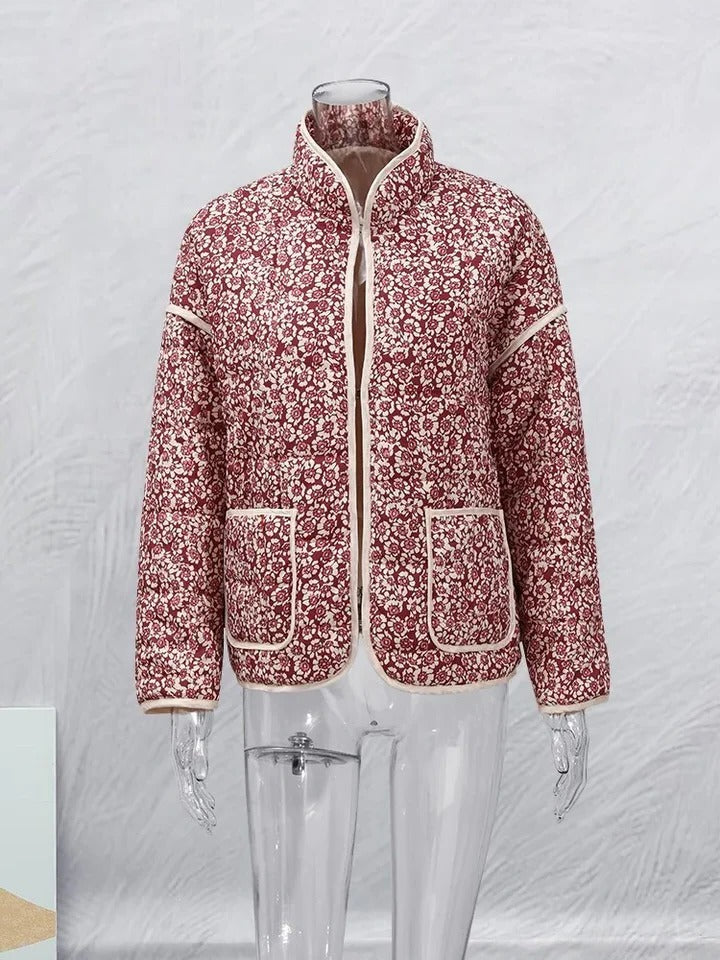 Women's Vintage Floral Print Outerwear