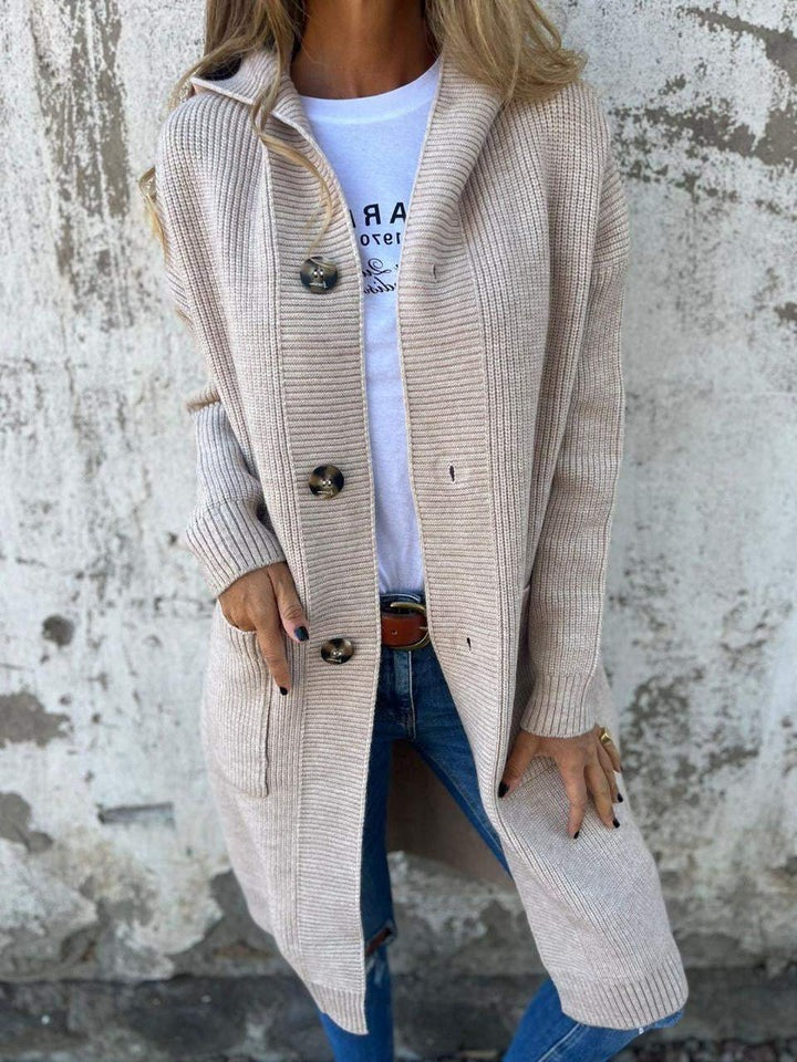 Women's Long Knit Cardigan