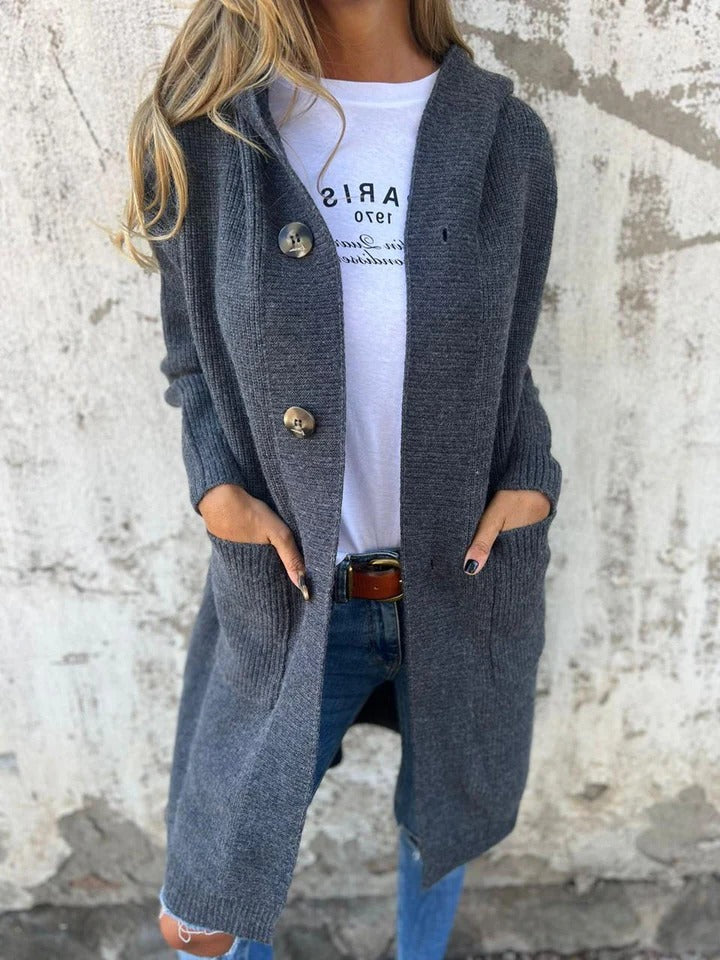 Women's Long Knit Cardigan