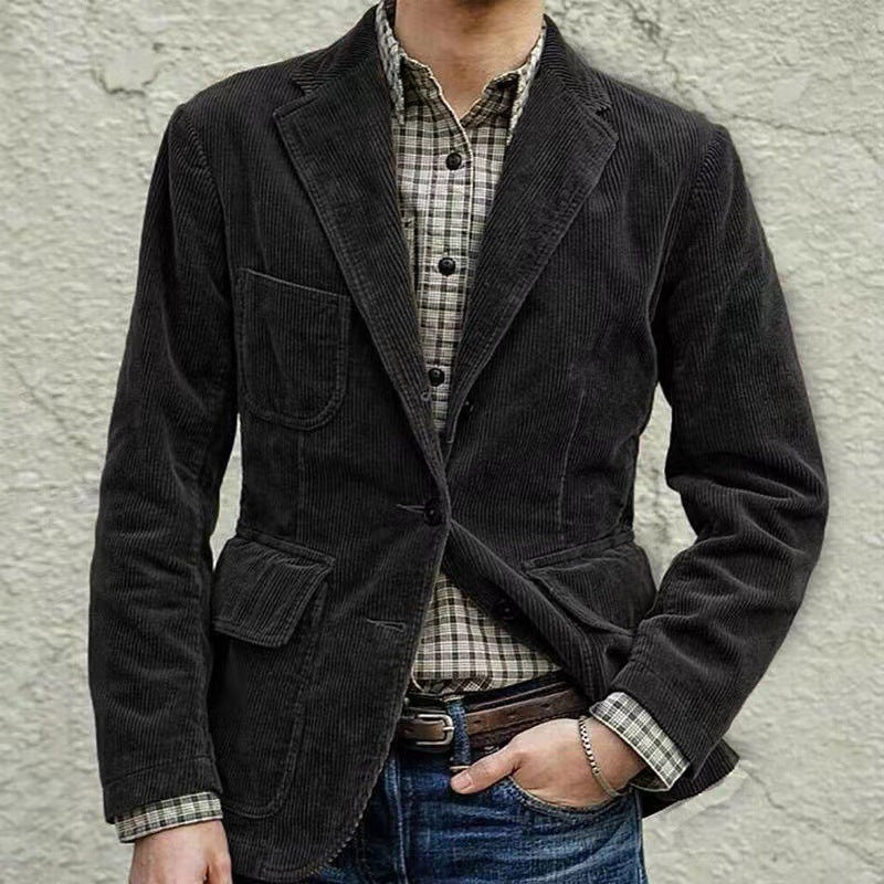 Men's Stylish Blazer and Vest Ensemble