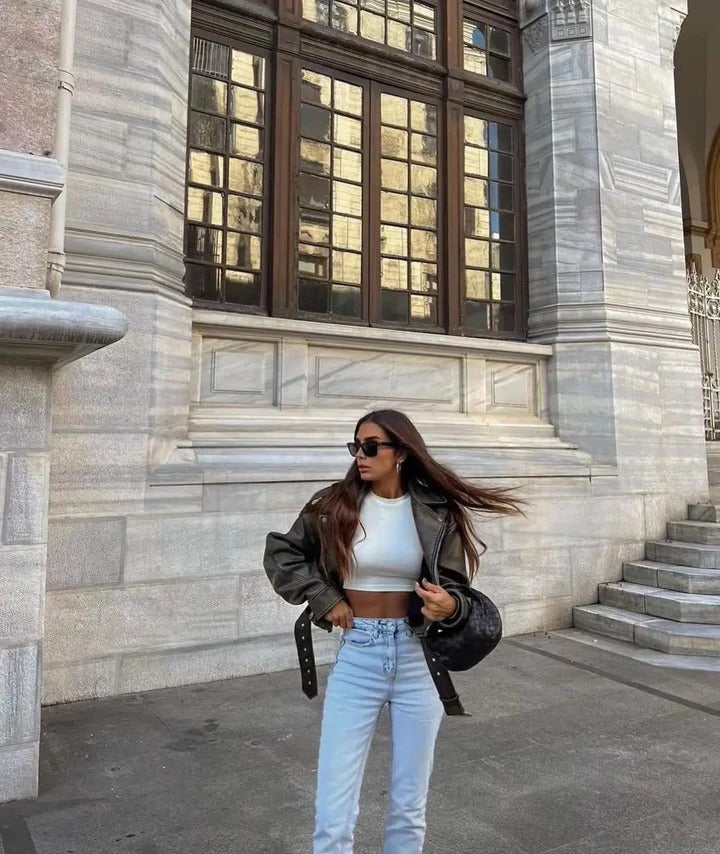 Women's Vintage Cropped Jacket