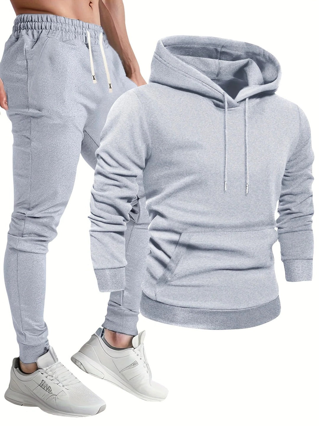 Men's Athletic Hoodie and Jogger Set