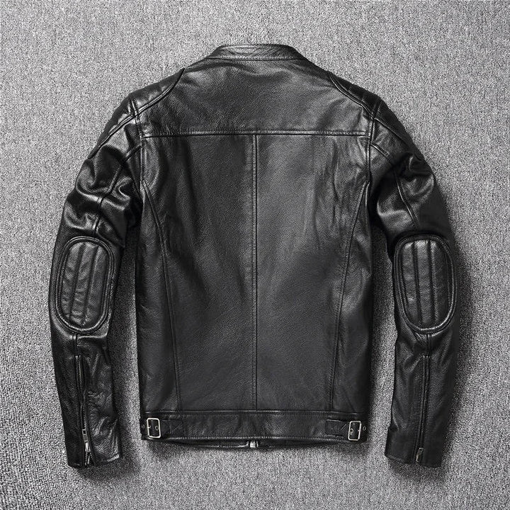 Men's Premium Quilted Leather Biker Jacket
