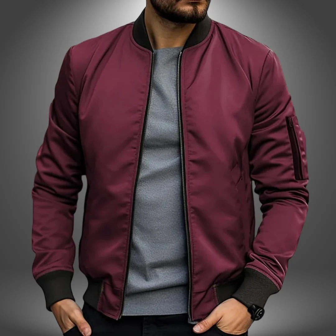 Men's Stylish Classic Bomber Jacket
