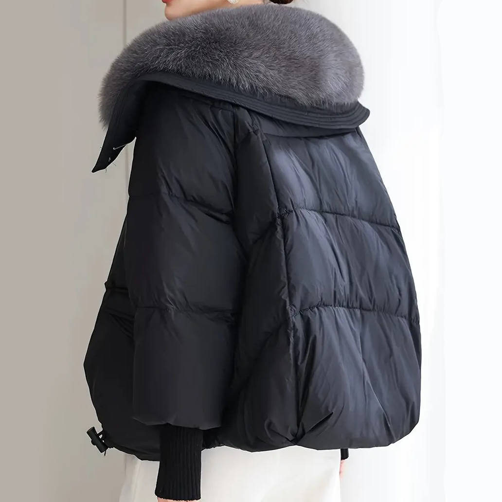 Women's Fur-Collared Puffer Jacket