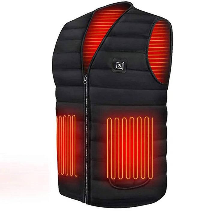 Men's Heating Vest with 9 Heating Zones for Comfort and Warmth