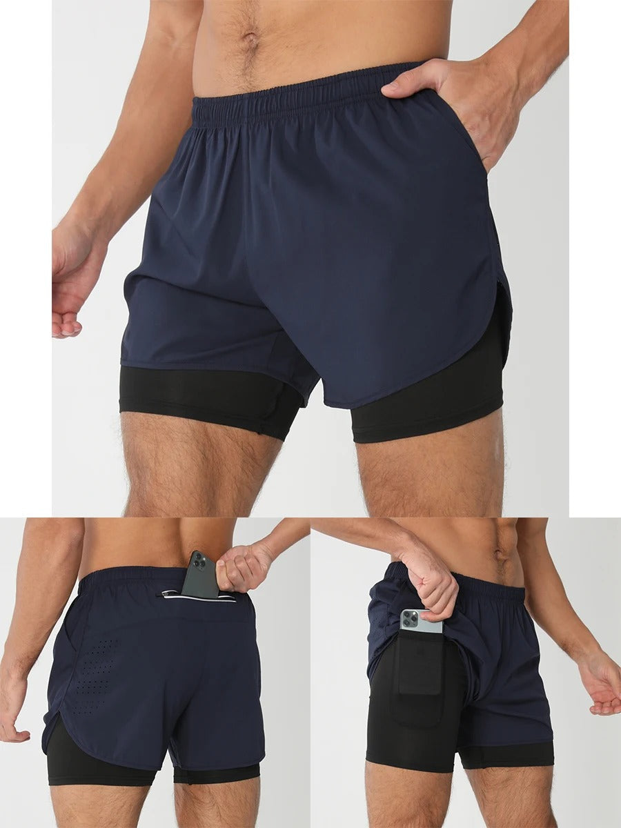 Men's Athletic Training Shorts for Active Performance